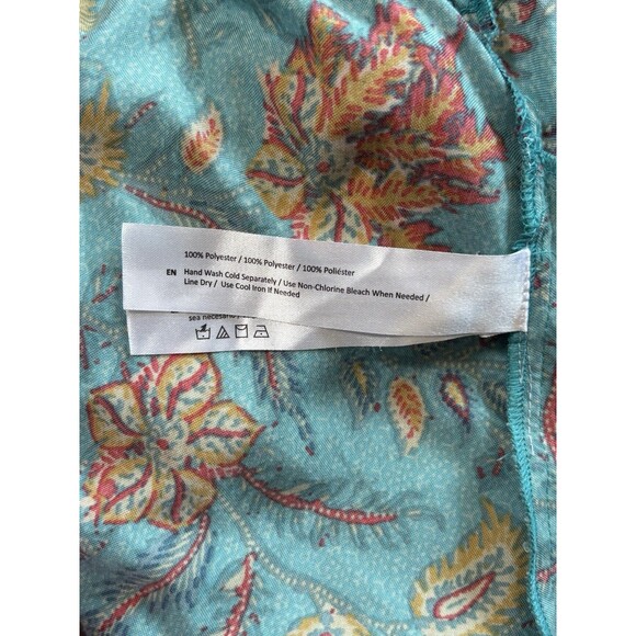 Band of the Free Floral Surplice Neckline Wrap Maxi Dress Women’s Size Medium - Picture 8 of 11